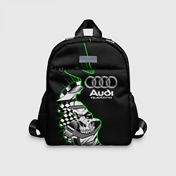 Детский рюкзак Audi quattro череп, цвет: 3D-принт