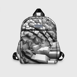 Детский рюкзак Геометрическая объёмная абстракция, цвет: 3D-принт