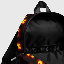 Детский рюкзак MINECRAFT ОГНЕННЫЙ КРИПЕР, цвет: 3D-принт — фото 2