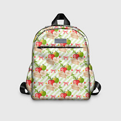 Детский рюкзак Яблочный пирог паттерн, цвет: 3D-принт