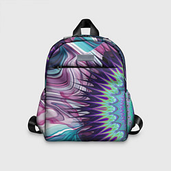 Детский рюкзак Психоделика Мандала Волны, цвет: 3D-принт