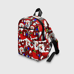 Детский рюкзак Толпа Дедов Морозов, цвет: 3D-принт — фото 2