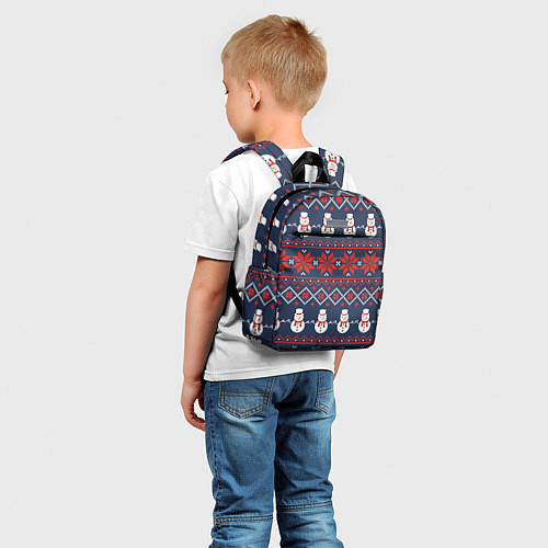 Детский рюкзак Christmas Background / 3D-принт – фото 5
