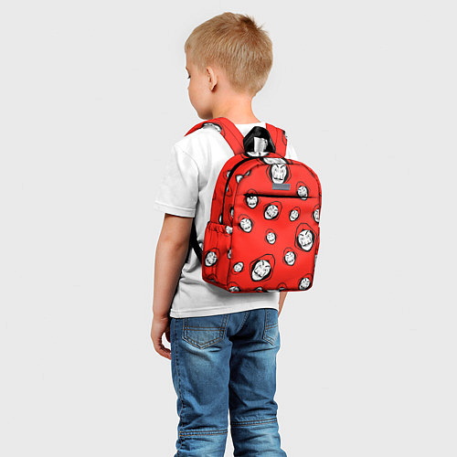 Детский рюкзак Бумажный дом Паттерн / 3D-принт – фото 5