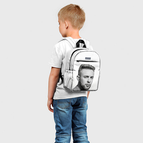 Детский рюкзак ЕГОР КРИД на белом фоне / 3D-принт – фото 5