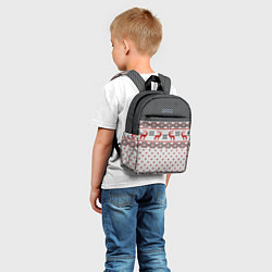 Детский рюкзак НОВОГОДНИЙ УЗОР, цвет: 3D-принт — фото 2