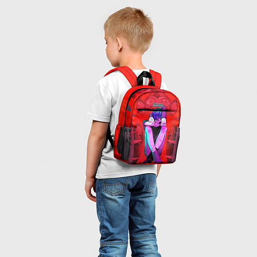 Детский рюкзак Джинкс в ловушке / 3D-принт – фото 5