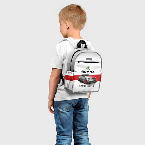 Детский рюкзак Skoda Rapid Sport / 3D-принт – фото 5