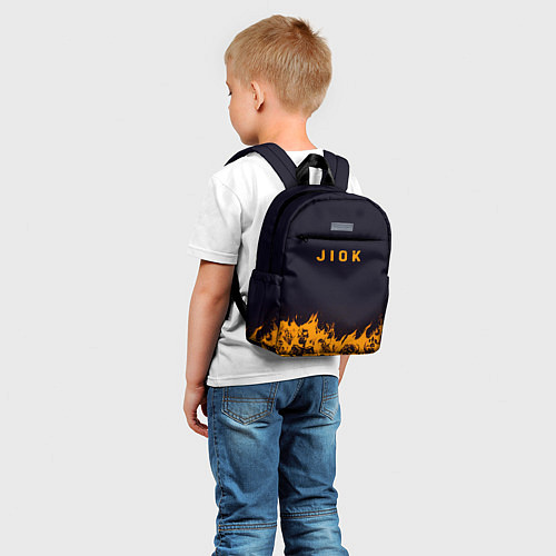 Детский рюкзак Jiok пламя / 3D-принт – фото 5