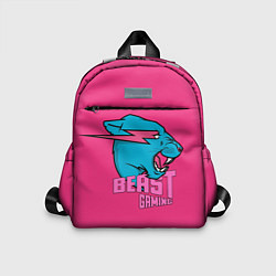 Детский рюкзак Mr Beast Gaming Full Print Pink edition, цвет: 3D-принт
