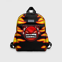 Детский рюкзак Geometry Dash Smiley demon, цвет: 3D-принт