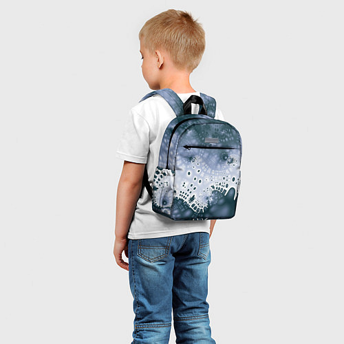 Детский рюкзак Коллекция Journey Синий 592-1 / 3D-принт – фото 5