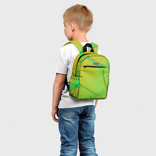 Детский рюкзак Градиентная абстракция / 3D-принт – фото 5