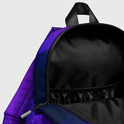 Детский рюкзак Волновой Градиент, цвет: 3D-принт — фото 2