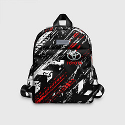 Детский рюкзак Toyota - Следы шин, цвет: 3D-принт