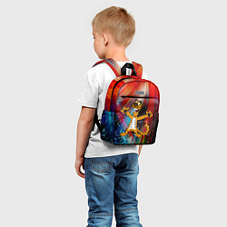 Детский рюкзак Новогодний тигр пляшет, цвет: 3D-принт — фото 2