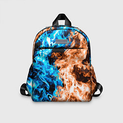 Детский рюкзак Огненное пламя, цвет: 3D-принт