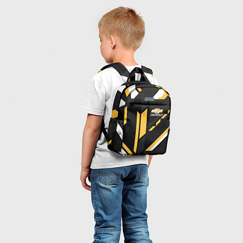 Детский рюкзак CHEVROLET GEOMETRY LINES SPORT / 3D-принт – фото 5