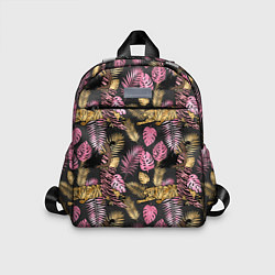 Детский рюкзак Тропические листья микс, цвет: 3D-принт