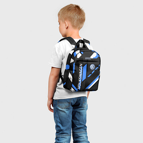 Детский рюкзак VOLKSWAGEN GEOMETRY SPORT / 3D-принт – фото 5