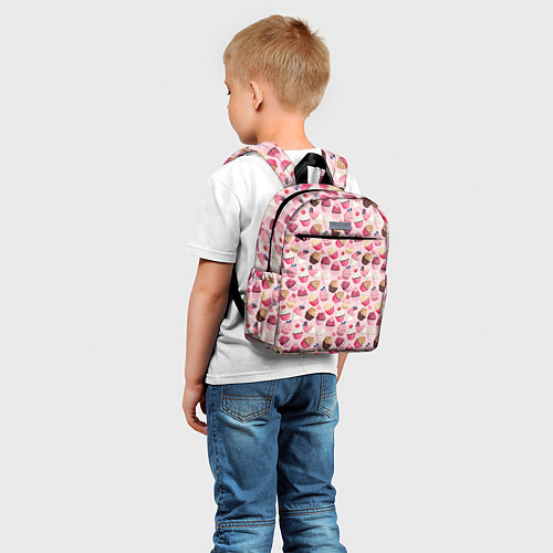 Детский рюкзак Пирожные с Ягодами / 3D-принт – фото 5