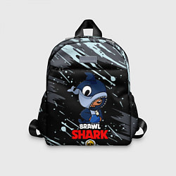 Детский рюкзак BRAWL STARS SHARK БРЫЗГИ КРАСОК, цвет: 3D-принт