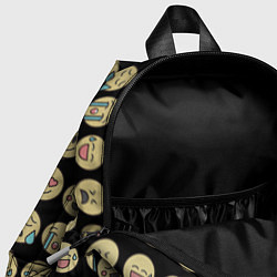 Детский рюкзак Смайлики эмодзи паттерном, цвет: 3D-принт — фото 2