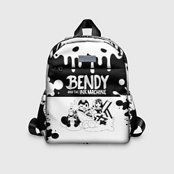 Детский рюкзак БЕНДИ И АЛИСА BENDY AND THE INK MACHINE, цвет: 3D-принт