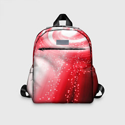 Детский рюкзак Красная космическая спираль, цвет: 3D-принт