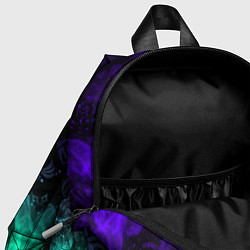 Детский рюкзак НЕОНОВЫЙ ОГОНЬ ГЕНШИН ИМПАКТ СИМВОЛЫ, цвет: 3D-принт — фото 2