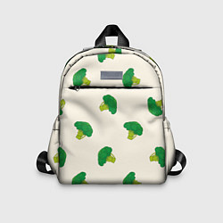 Детский рюкзак Брокколи паттерн, цвет: 3D-принт
