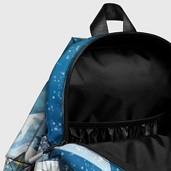 Детский рюкзак Тигренок в кружке Новогодний, цвет: 3D-принт — фото 2