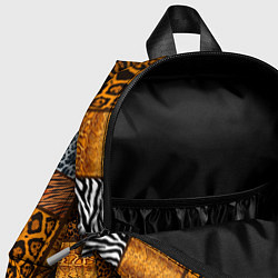 Детский рюкзак Тигр, полосы, 2022, цвет: 3D-принт — фото 2
