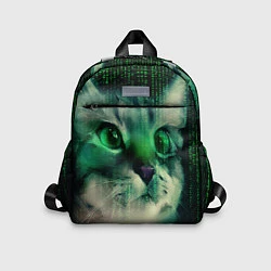 Детский рюкзак Cat in The Digital World, цвет: 3D-принт