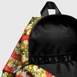 Детский рюкзак Красочный Цветочный Фон, цвет: 3D-принт — фото 2