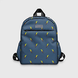 Детский рюкзак Тукан паттерн, цвет: 3D-принт