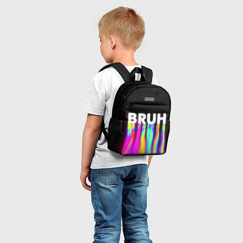 Детский рюкзак BRUH Братан / 3D-принт – фото 5