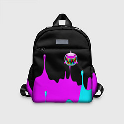 Детский рюкзак 6IX9INE Подтеки Красок, цвет: 3D-принт