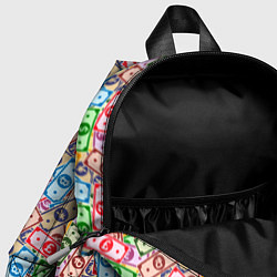 Детский рюкзак Разные Валюты и Криптовалюты, цвет: 3D-принт — фото 2