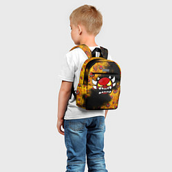 Детский рюкзак Огненный Геометри Дэш Geometry Dash, цвет: 3D-принт — фото 2