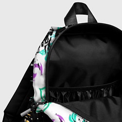 Детский рюкзак Электро стихия Геншин Ху Тао, цвет: 3D-принт — фото 2
