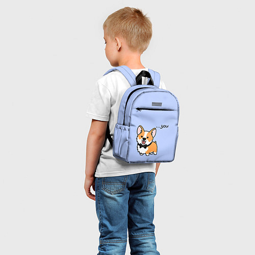 Детский рюкзак Мальчик корги / 3D-принт – фото 5