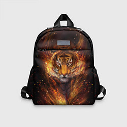 Детский рюкзак Огненный тигр Сила огня, цвет: 3D-принт