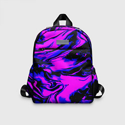Детский рюкзак НЕОНОВЫЕ РАЗВОДЫ КРАСОК, цвет: 3D-принт