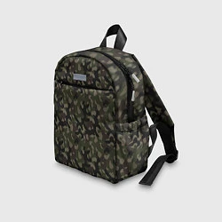 Детский рюкзак Лесной Охотничий Камуфляж, цвет: 3D-принт — фото 2