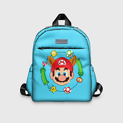 Детский рюкзак Марио с ушками, цвет: 3D-принт