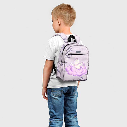 Детский рюкзак Муми-тролль и счастливое облако / 3D-принт – фото 5