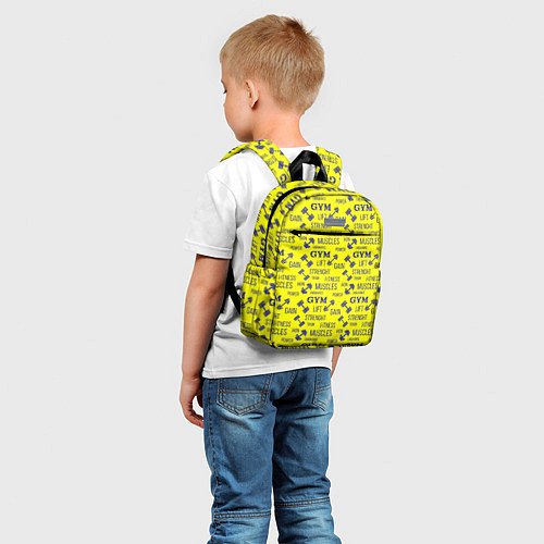 Детский рюкзак GYM Спортзал / 3D-принт – фото 5