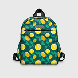 Детский рюкзак Цитрус паттерн, цвет: 3D-принт