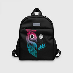 Детский рюкзак Ночная сова Градиент, цвет: 3D-принт